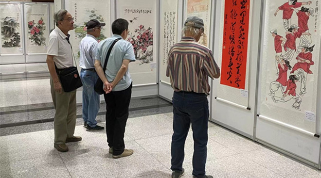 “科技杭州展魅力 艺苑书画迎亚运”书画展在市科技交流馆开幕