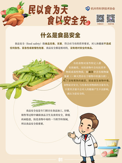 民以食为天 食以安全先