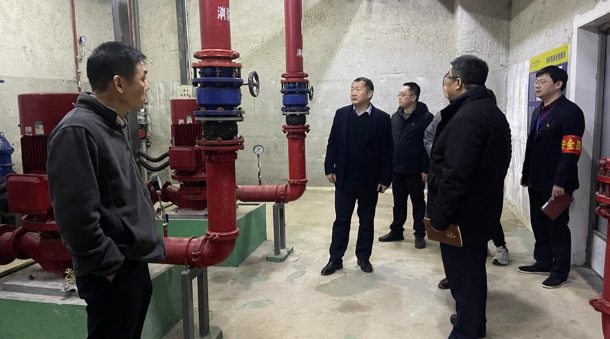 市科协党组成员、二级巡视员鲁玉安一行来馆指导春节前安全工作