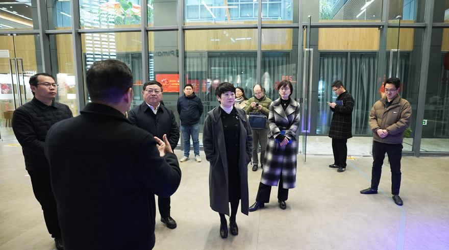 市科协红雁助企服务队专题调研 党建联建赋能园区高质量发展工作